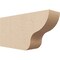 Ekena Millwork 4in. W x 8in. H x 16in. L Greensboro Woodgrain TimberThane Rafter Tail, Primed Tan RFTUR04X08X16GRNRCPR - alternate 1